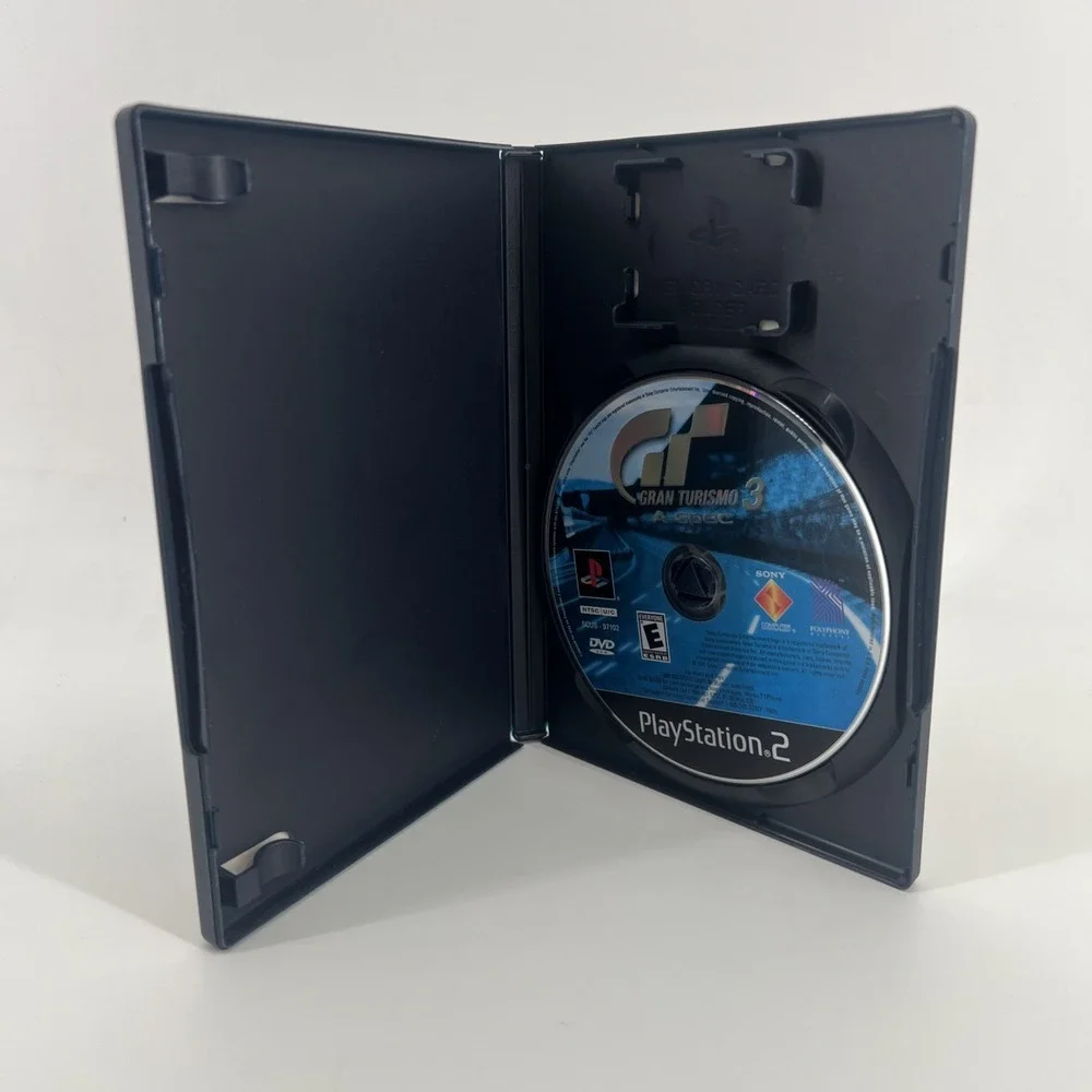 Gran Turismo 3 A-spec PS2 PlayStation 2 Black Label Tested No Manual